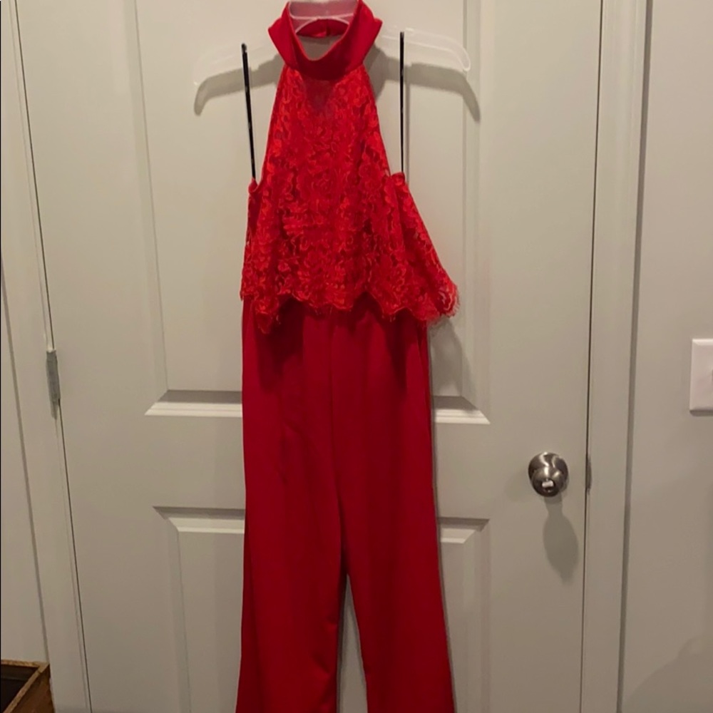 Red jumpsuit - Picture 2 of 6